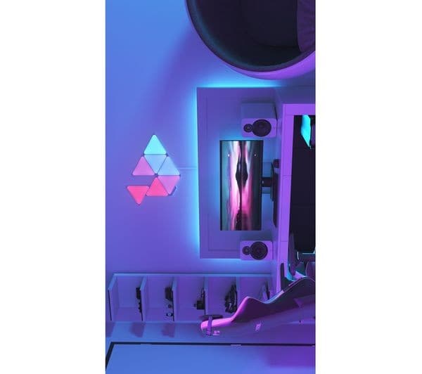 Nanoleaf Shapes Triangles Smart Light Panels Starter Kit - 9 Panels - Image 5