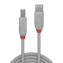 Lindy 0.5m USB 2.0 Type A to B Cable, Anthra Line, Grey thumbnail 2