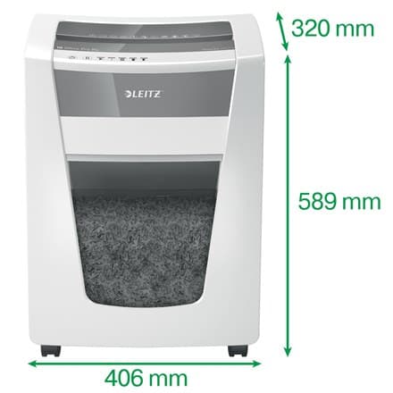 Leitz IQ Office Pro paper shredder Cross shredding 55 dB 23 cm White - Image 3