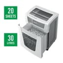 Leitz IQ Office Pro paper shredder Cross shredding 55 dB 23 cm White thumbnail 4