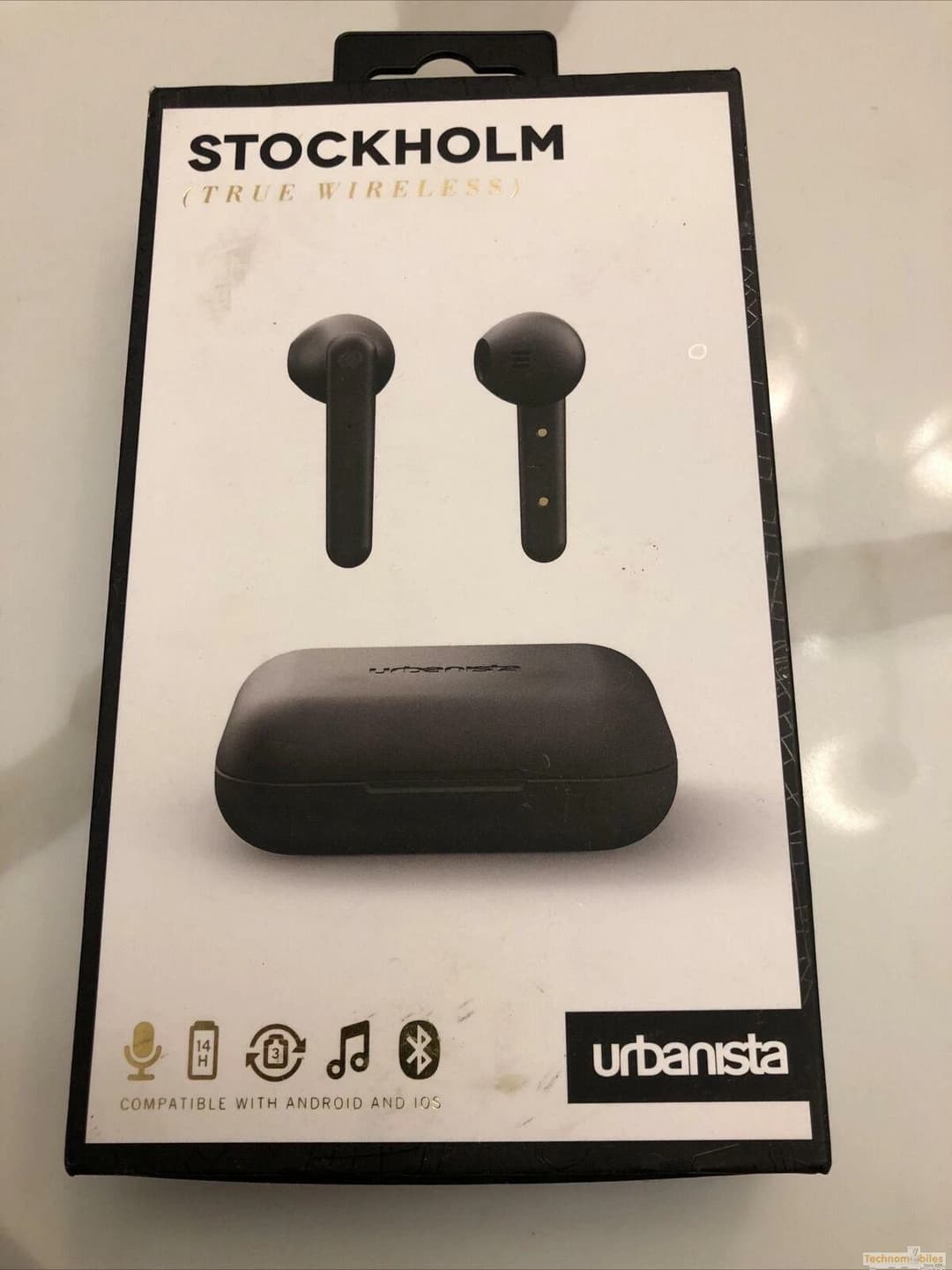 Urbanista Stockholm True Wireless Bluetooth Earbuds Headphones Black - Image 3