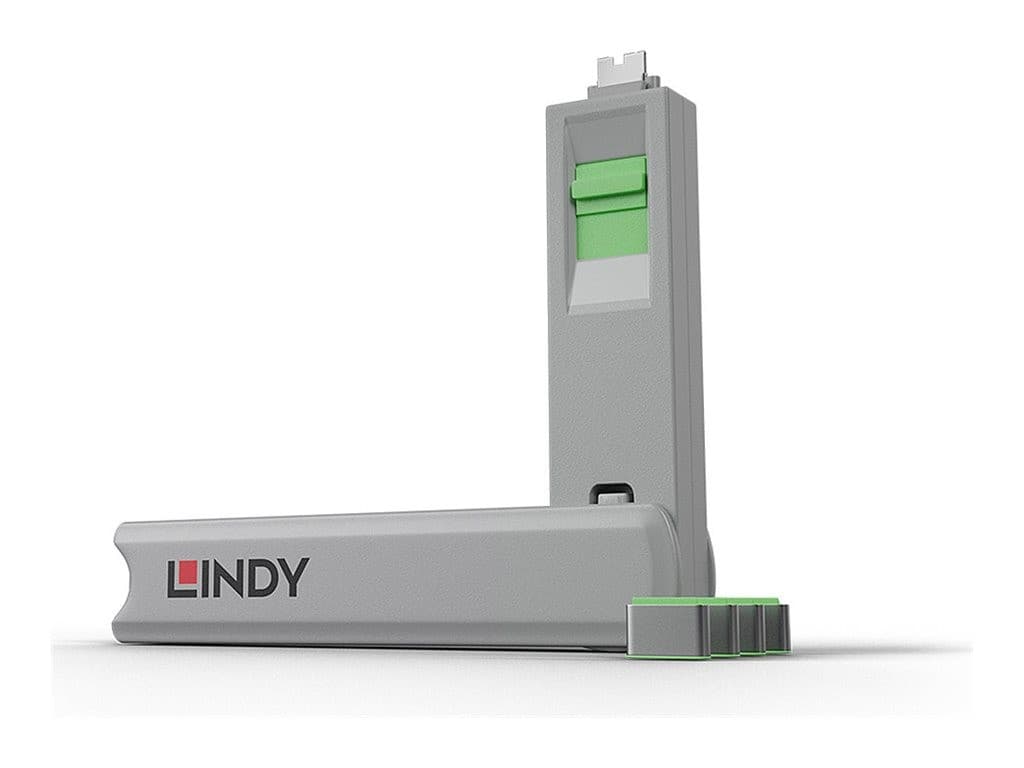 Lindy USB-C Port Blocker Green