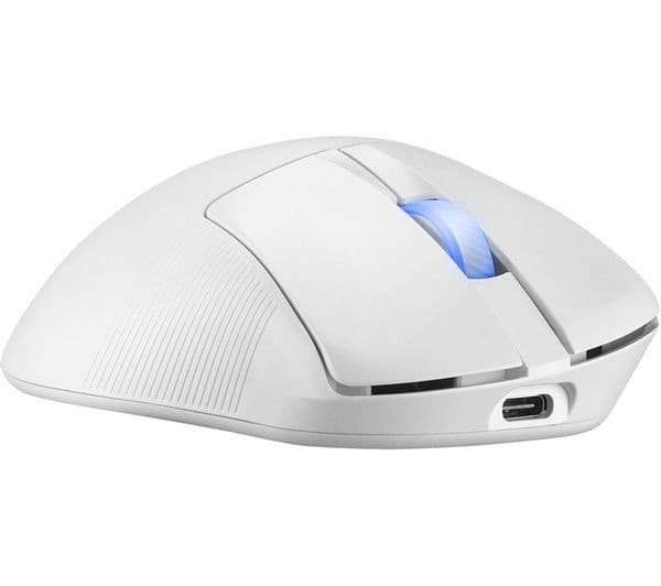 ASUS ROG Keris II Ace RGB Wireless Optical Gaming Mouse - White - Image 3