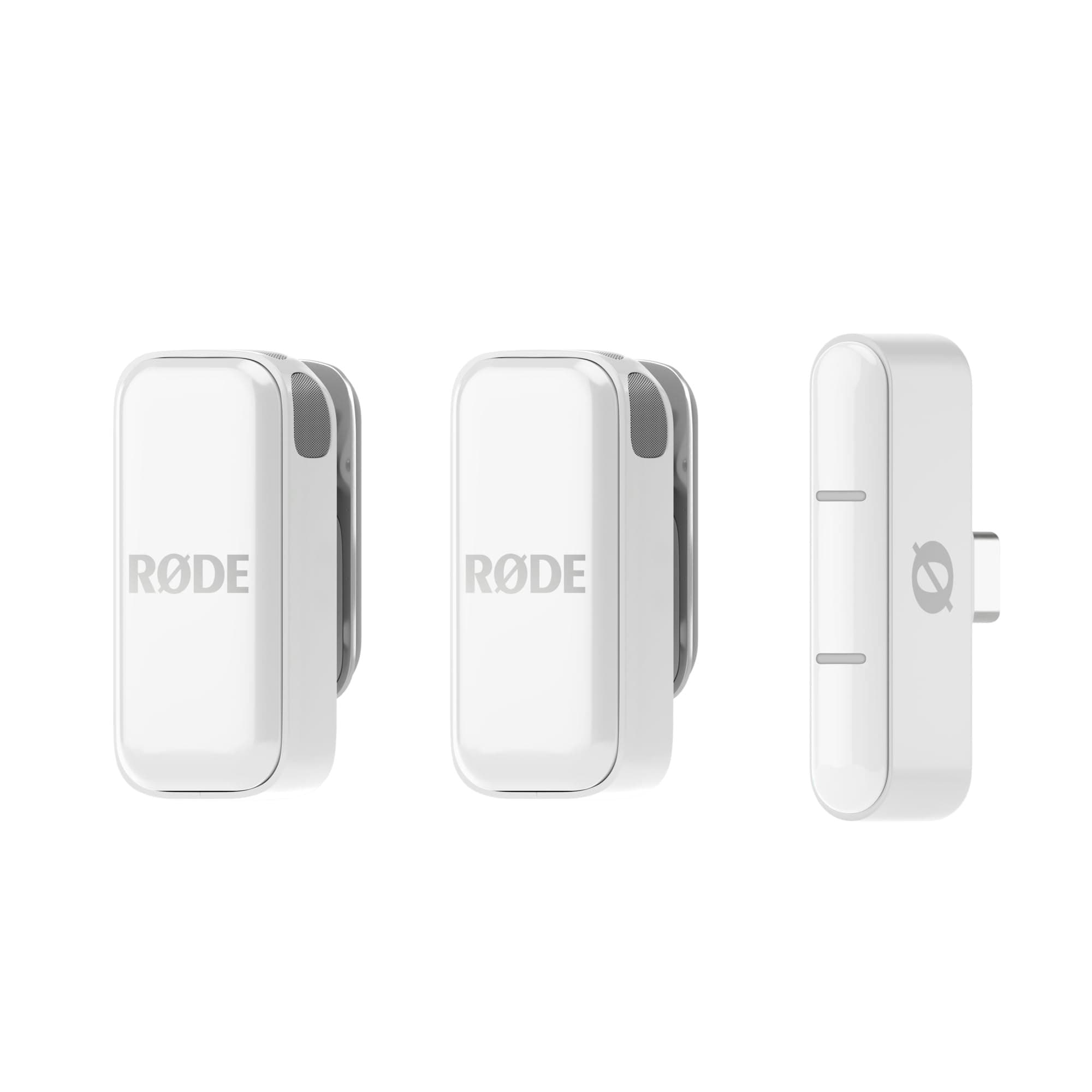 RØDE Wireless Micro Compact Wireless Microphone - Wireless Micro USB-C White