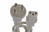 DK power cable Grey 1.8m,