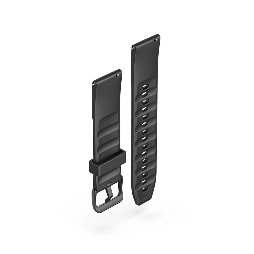 Hama NFC Payment Watch Strap, Silicone, 20 mm - Black - Image 3