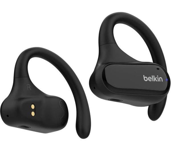 Belkin SoundForm ClearFit Open-Ear Wireless Earbuds - Black - Image 2