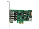 StarTech.com 7 Port PCI Express USB 3.0 Card - Standard & Low-Profile - SATA Power - UASP Support - 1 Internal & 6 External USB 3.0 Ports (PEXUSB3S7) - USB adapter - PCIe 2.0 thumbnail 2
