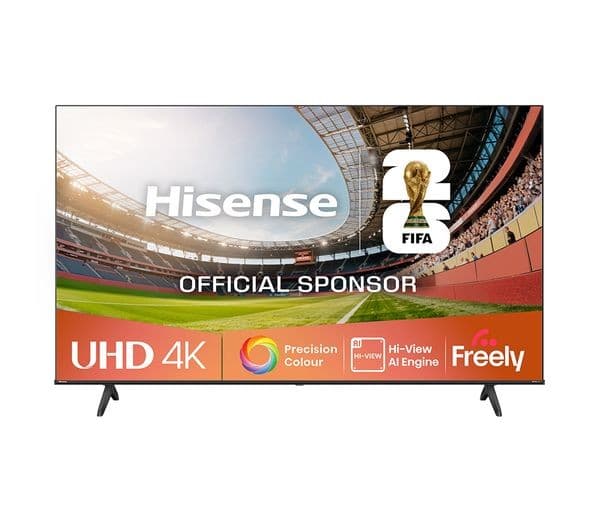 Hisense 55E6QTUK E6Q 55" 4K HDR LED Smart TV with Freely - Image 1