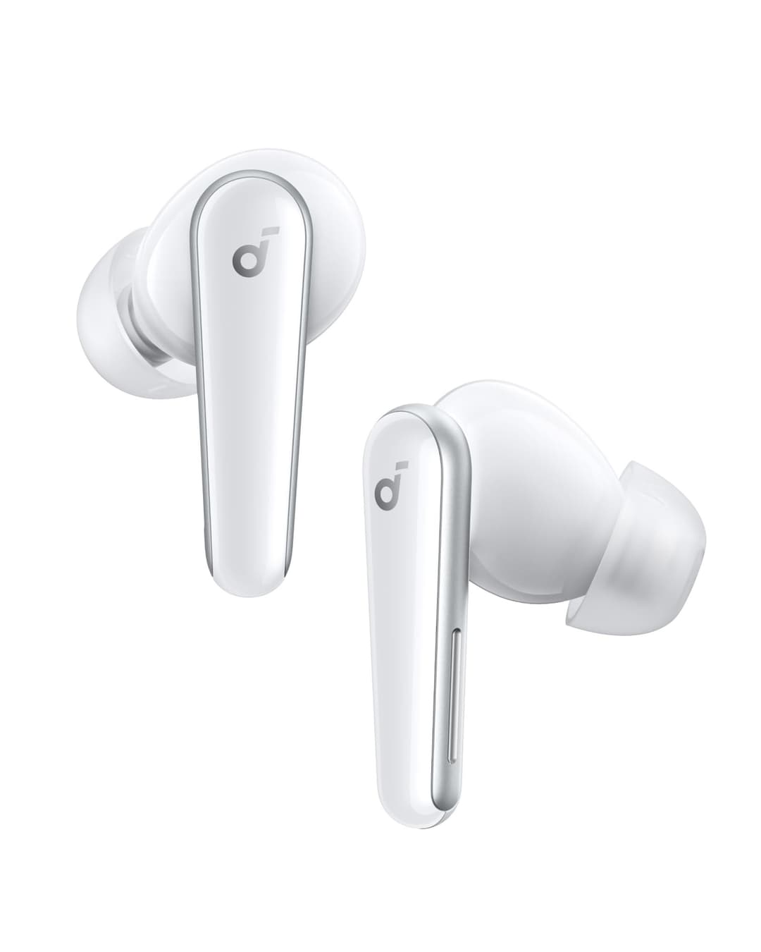 soundcore Liberty 5 by Anker, Noise-Cancelling Wireless Earbuds, 2x Stronger Voice Reduction, Real-Time Adaptive Noise Cancellation,Fast Charging,Dolby Audio, 6 Mic AI Calls (Cloud White) - Image 1