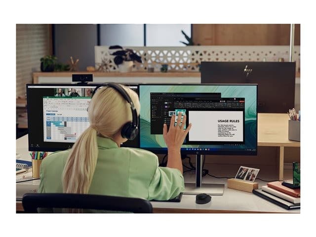 HP E24t G5 23.8" Full HD Monitor Black - Image 8