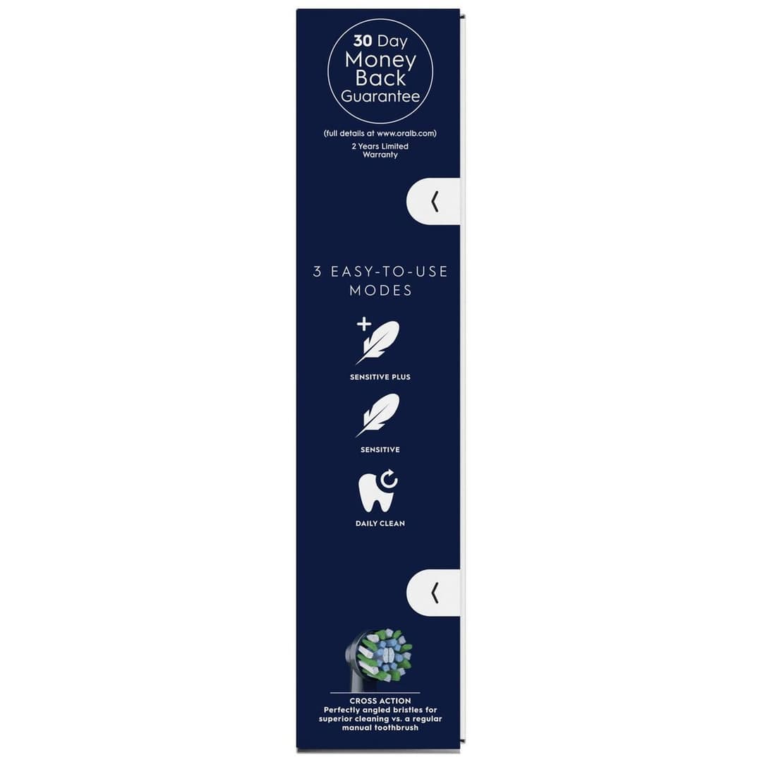 Oral-B Vitality Pro Electric Toothbrush - Black, 1 Brush Head - Image 8