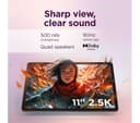 Lenovo Idea Tab 11 Inch 8GB 128GB Wi-Fi Tablet with Tab Pen - Luna Grey thumbnail 3