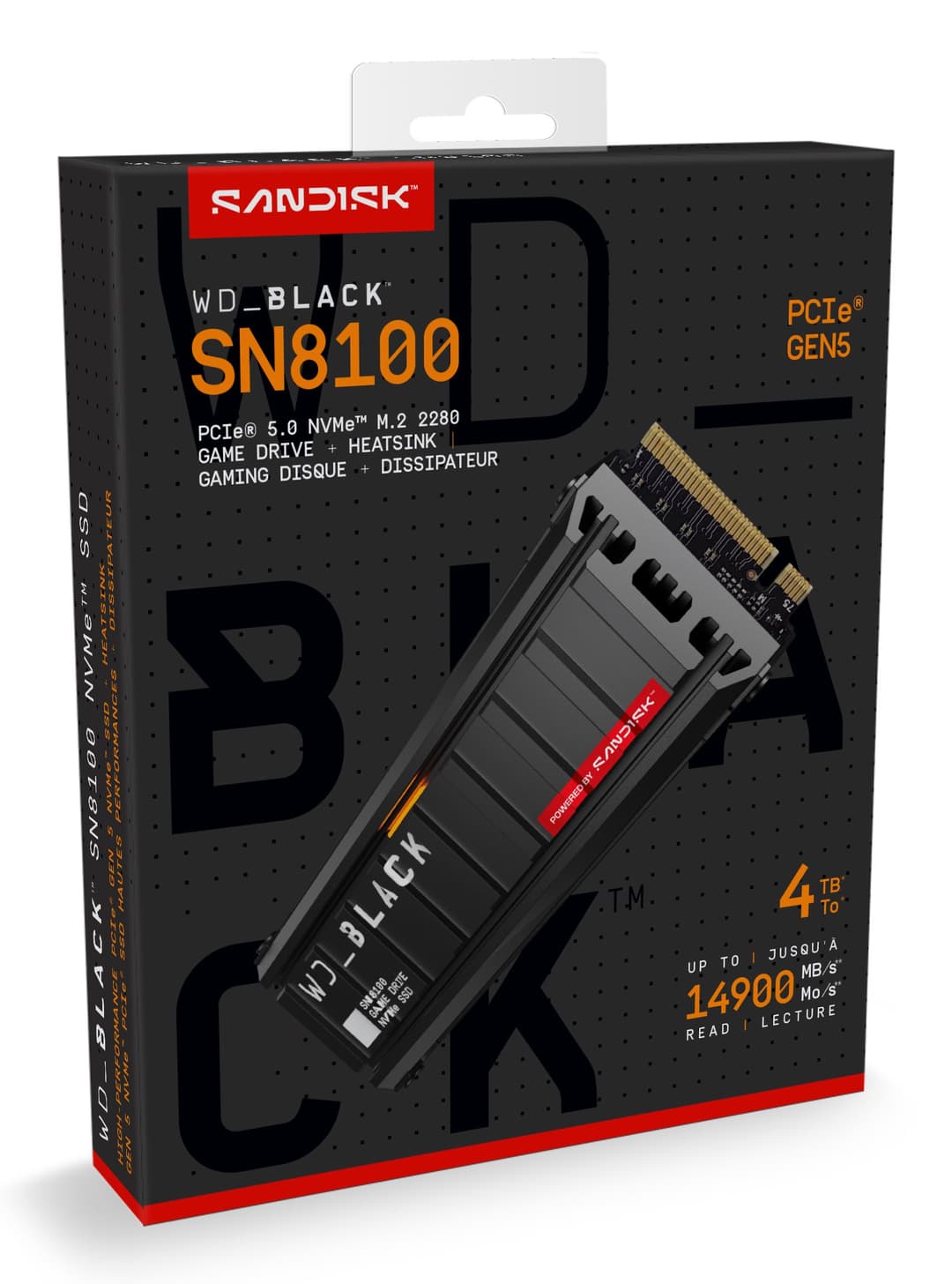 Western Digital Black WD_BLACK™ SN8100 NVMe™ SSD POWERED BY SANDISK 4 TB, [With Heatsink] - Image 6