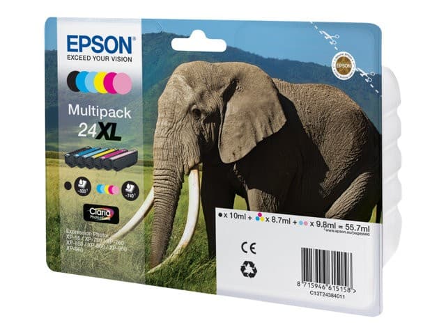 Epson 24XL Multipack - 6-pack - XL - black, yellow, cyan, magenta, light magenta, light cyan - original - ink cartridge - Image 3