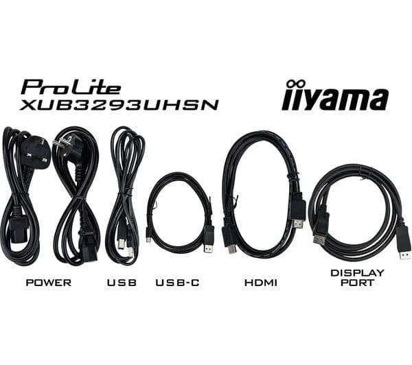 IIYAMA ProLite XUB3293UHSN-B5 4K Ultra HD 32" IPS LCD Monitor - Black - Image 3