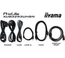 IIYAMA ProLite XUB3293UHSN-B5 4K Ultra HD 32" IPS LCD Monitor - Black thumbnail 3