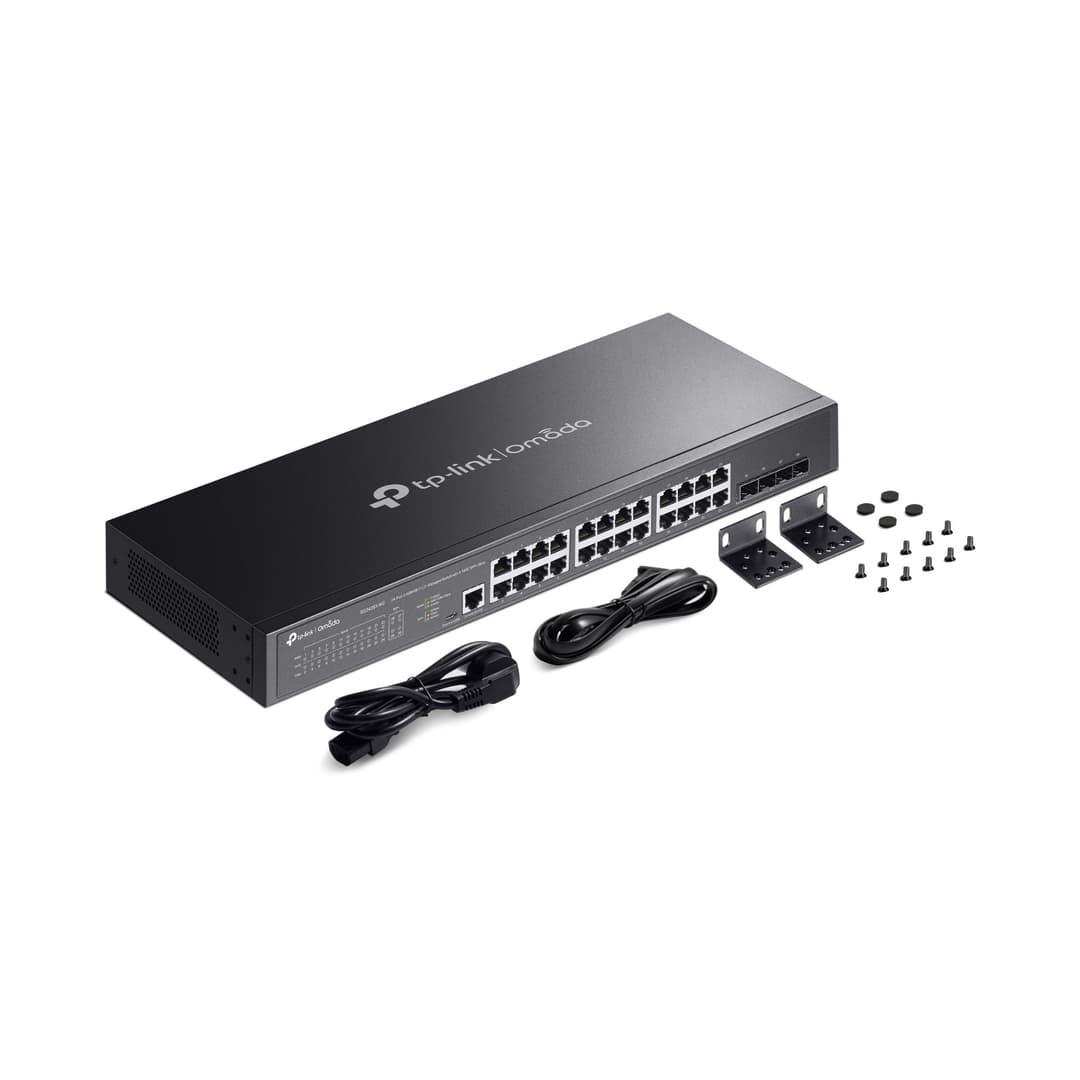 TP-Link Omada 24-Port 2.5GBASE-T L2+ 4 10GE SFP+ Slots Managed Switch - Image 6