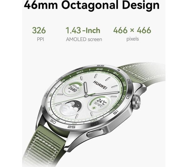 Huawei Watch GT 4 Smartwatch 46mm Green - Image 5