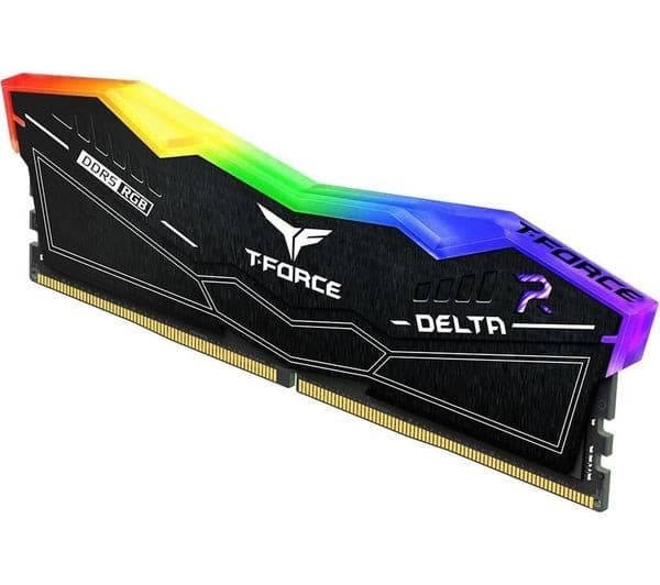 TEAMGROUP T-FORCE DELTA RGB 32 GB 8000 MHz DDR5 Memory Kit - 16 GB x 2, Black - Image 2