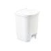 Whitefurze White 8L Pedal Bin - Image 2