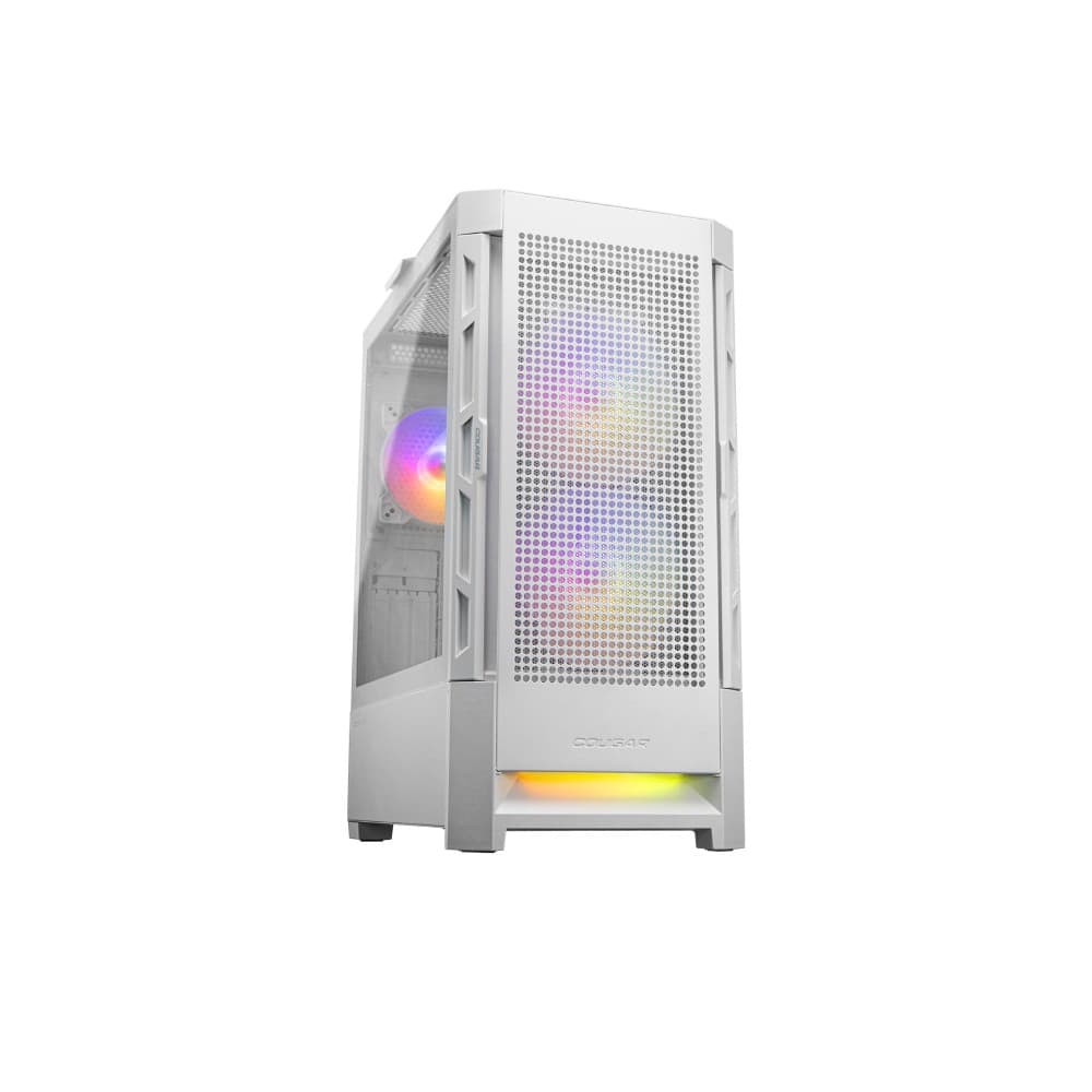 Cougar Duoface White ATX Micro ATX Tempared Glass White PC Case - Image 2
