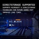 Western Digital Black SN850X with Heatsink M.2 2280 PCI Express 4.0 x4 NVMe Solid State Drive 1TB thumbnail 5