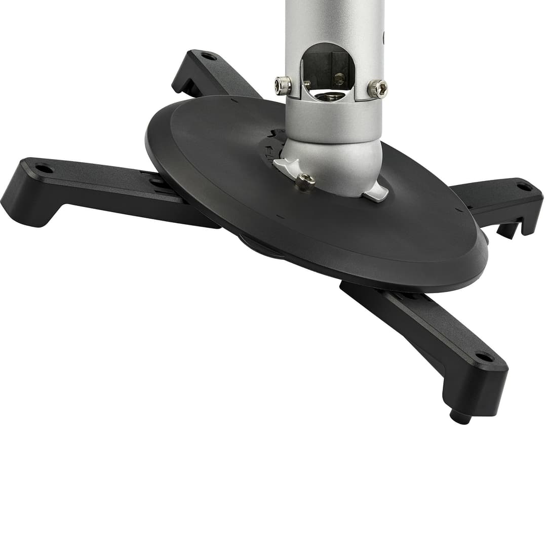 StarTech.com Universal Ceiling Projector Mount - Heavy Duty Height Adjustable/Extendable Pole Mount 5-22.7" from Ceiling - 33lb (15kg) - Tilt/Rotate - Hanging Projector Mount w/ Bracket - Image 2