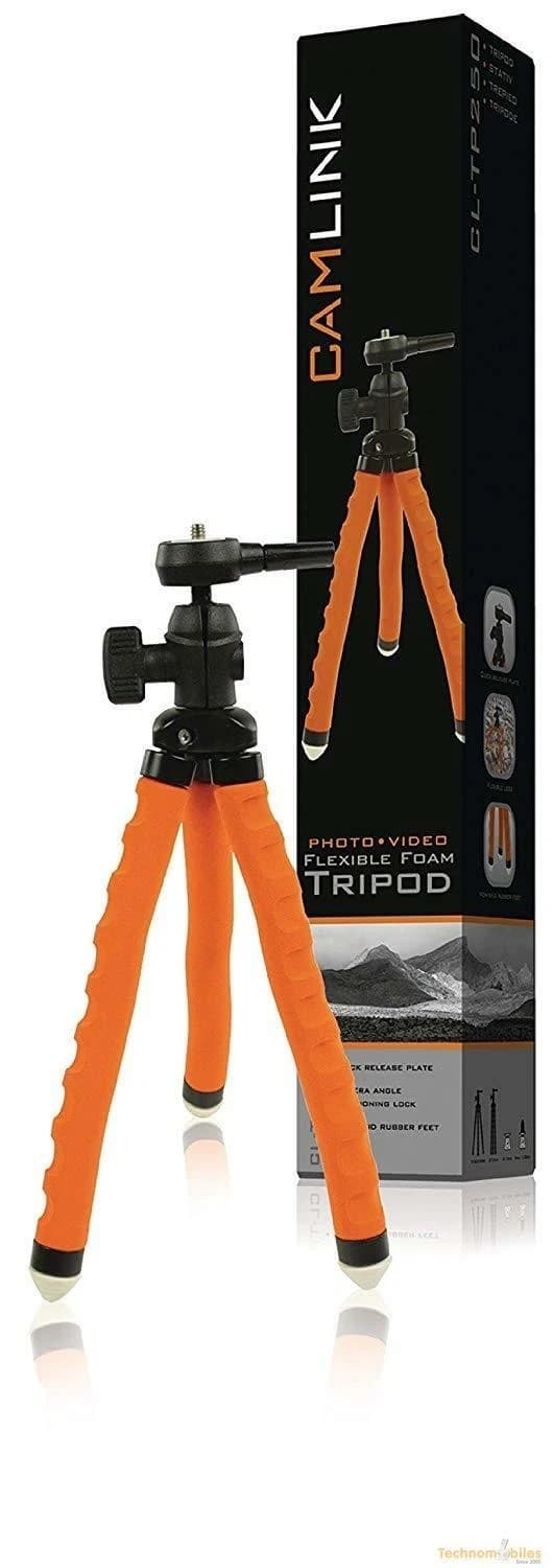Camlink 9 Sections Flexible Foam Tripod for Camera - Image 1