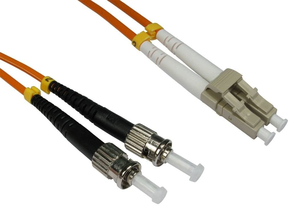 Cables Direct 30.0m LC-ST 50/125 MMD OM2 Fibre Optic Cable 30 m Orange - Fibre Optic Cables (30 m, LC, ST, Male/Male, Orange) - Image 1