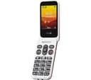 Doro Leva L30 4G Flip Phone - White thumbnail 1