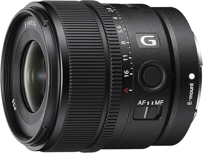 Sony E 15mm F1.4 G APS-C Wide Angle Prime Lens for Sony E Mount Cameras - Image 1