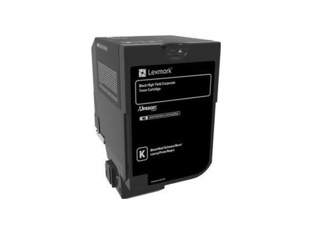 Lexmark 74C2HKE Black High Yield Corporate Toner Cartridge for CS720 / CS725 - Image 2