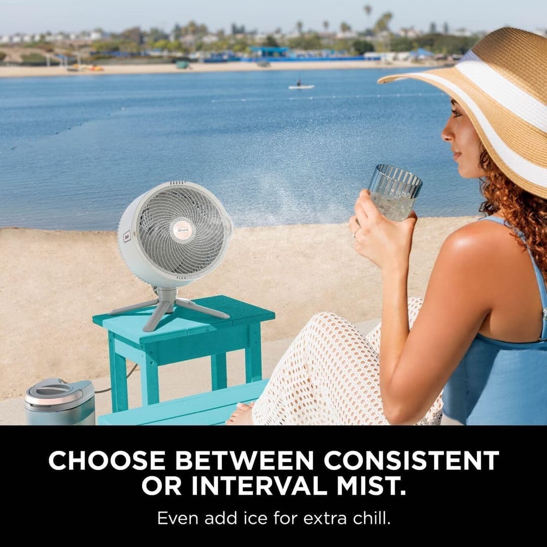 Shark FlexBreeze Pro Mist Fan FA300UK White - Image 2