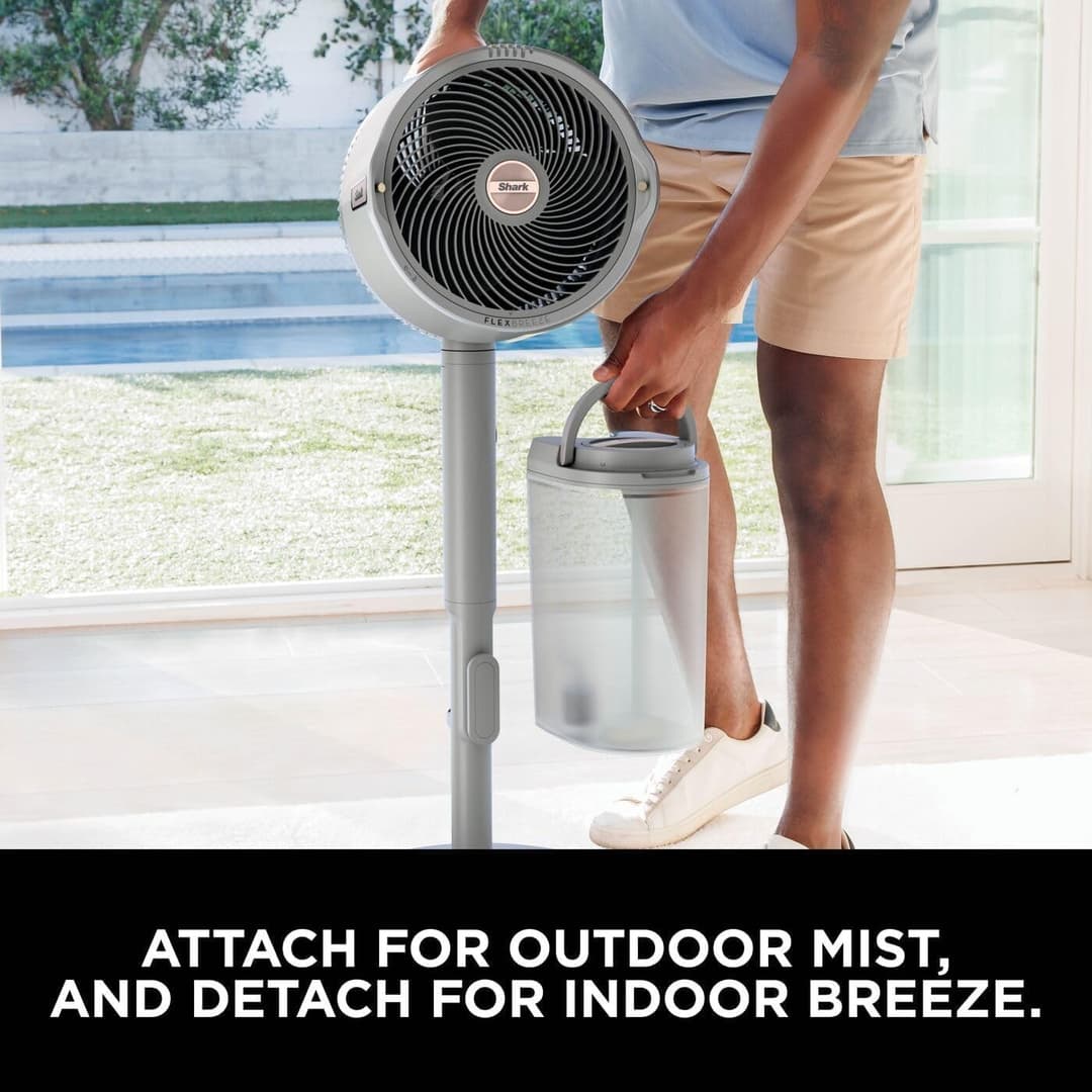 Shark FlexBreeze Pro Mist Fan FA300UK White - Image 6