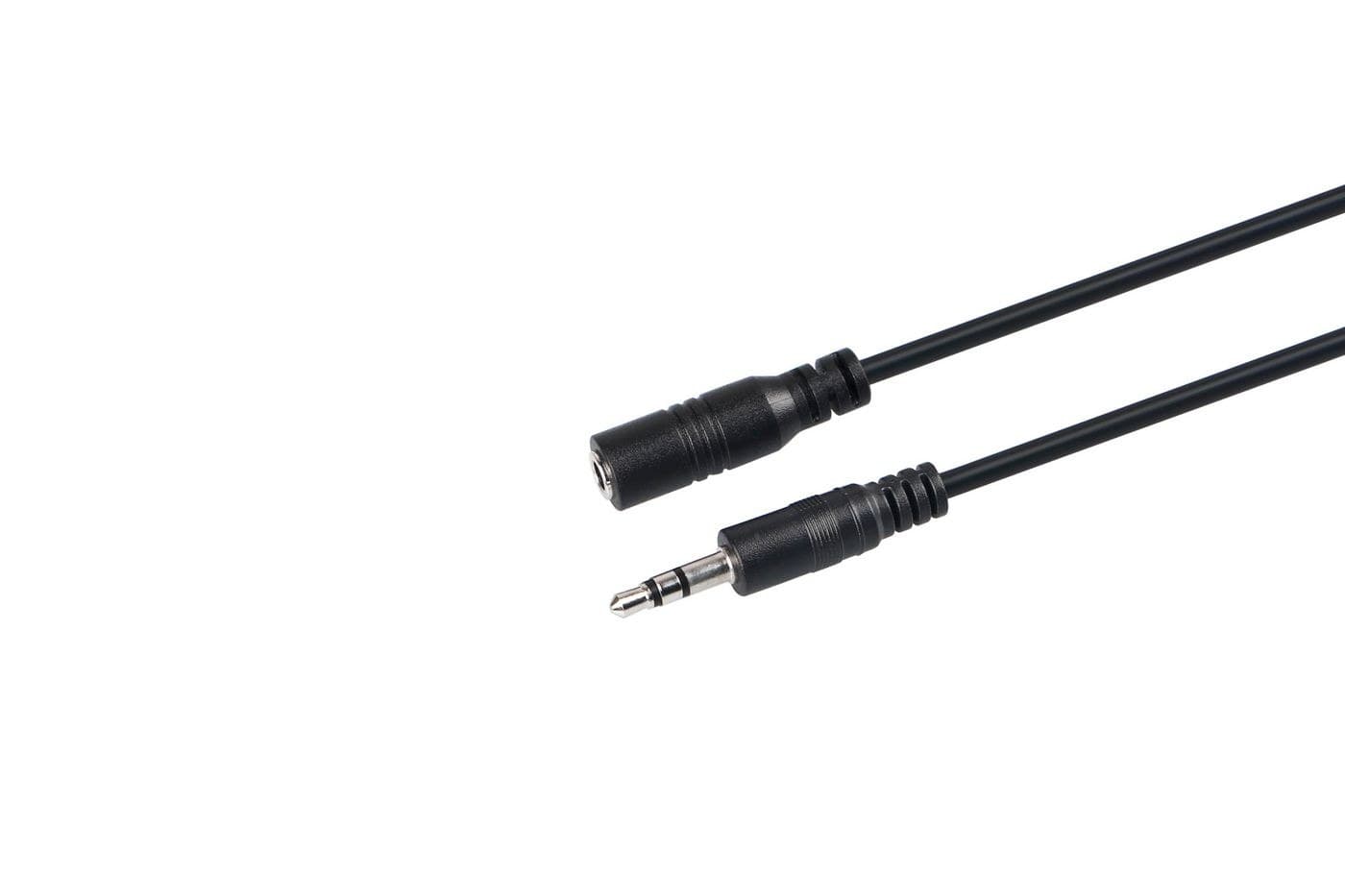 Microconnect 3.5 mm Audio Extension Cable Male to Female Black - 15m