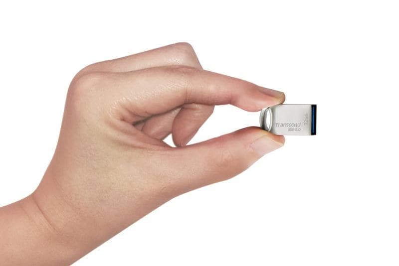 64GB Transcend JetFlash 710S Silver Metallic USB3.0 Flash Drive - Image 4