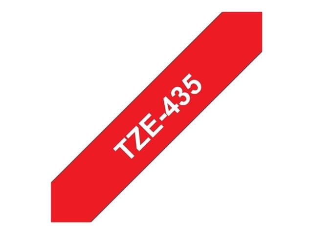 Brother TZe-435 - laminated tape - 1 cassette(s) - Roll (1.2 cm x 8 m) - Image 5