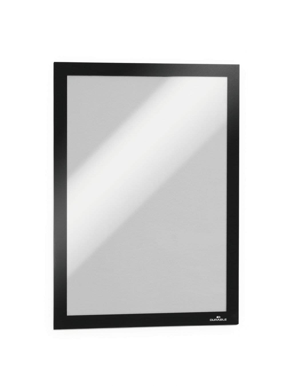 Durable DURAFRAME Self Adhesive Magnetic Signage Frame PK10 A4 Black