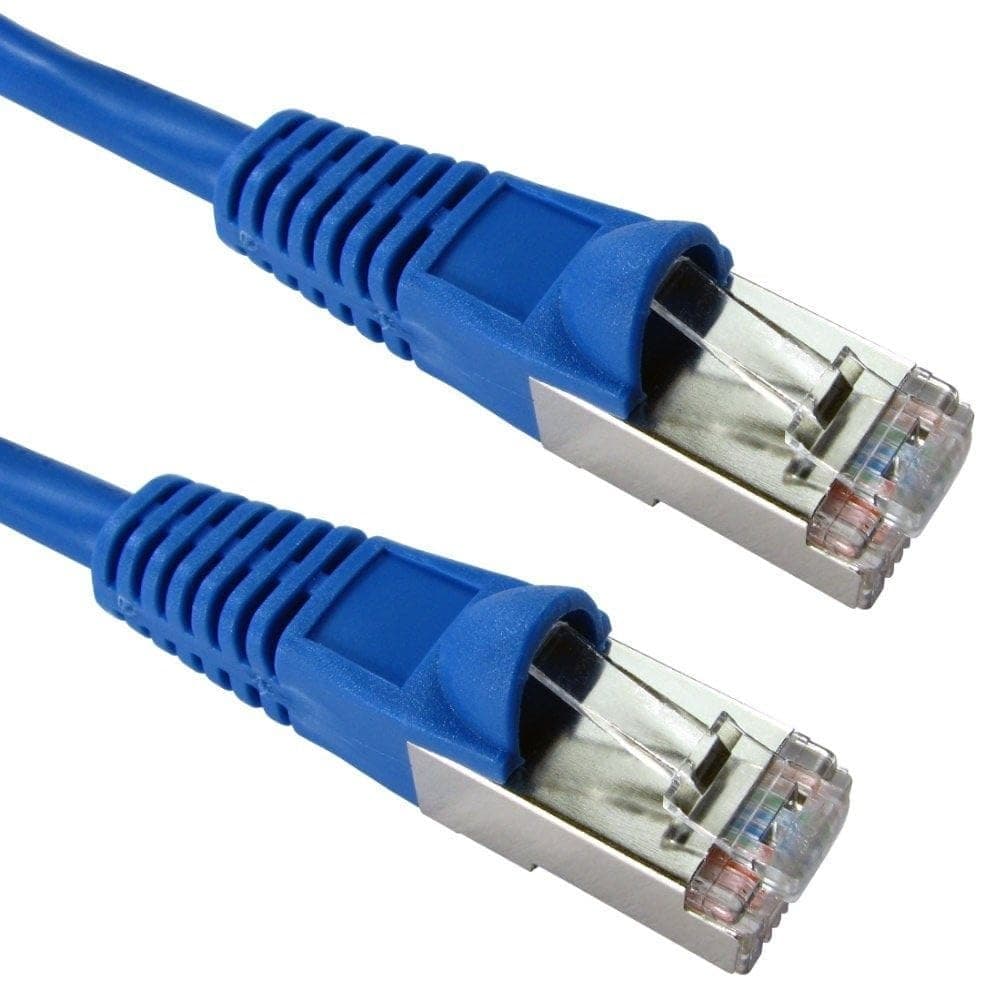 Cables Direct 3m Cat5e F/UTP (FTP) Shielded Patch Cable - Blue - Image 1