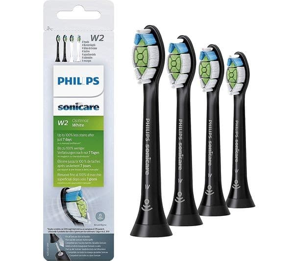 PHILIPS Sonicare HX6064/11 W Optimal White Standard Sonic Toothbrush Head - Pack of 4 - Image 2