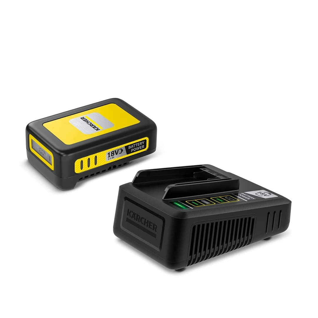 KÄRCHER Wave - Kärc Starter Kit Battery Power 18/25 2.445-062.0 - Yellow - Image 1
