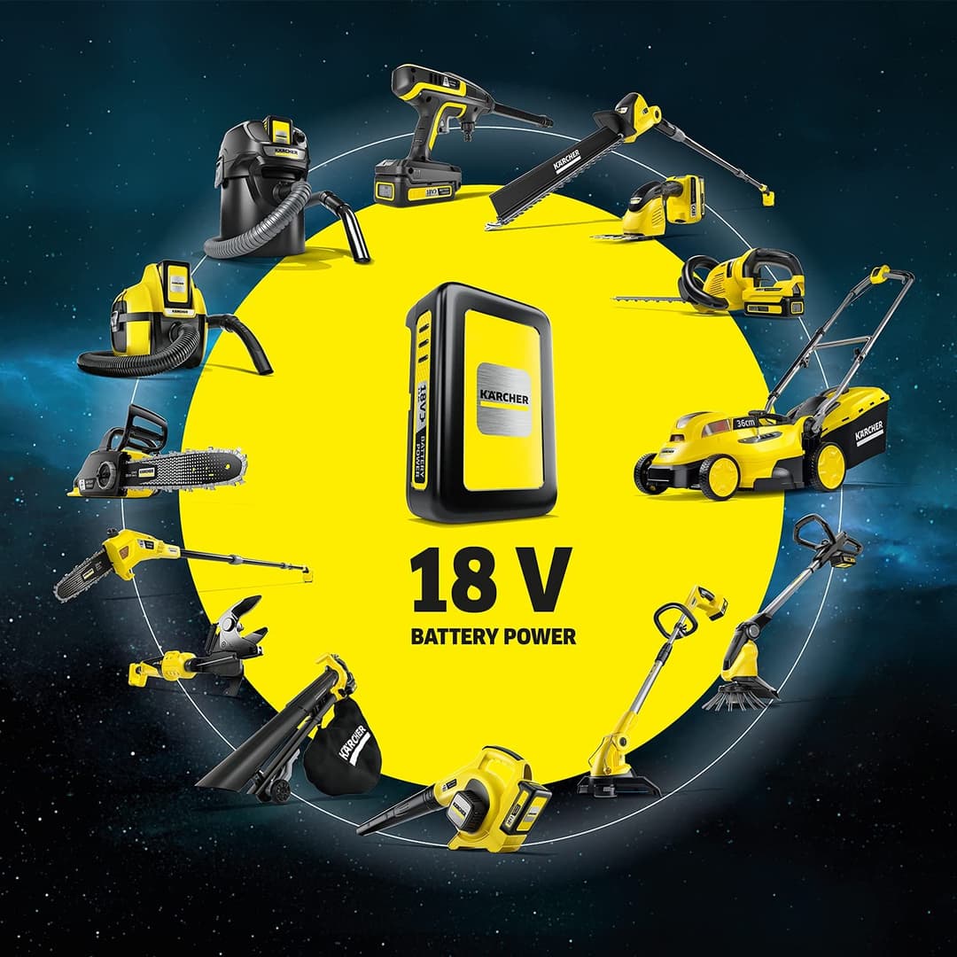 KÄRCHER Wave - Kärc Starter Kit Battery Power 18/25 2.445-062.0 - Yellow - Image 7