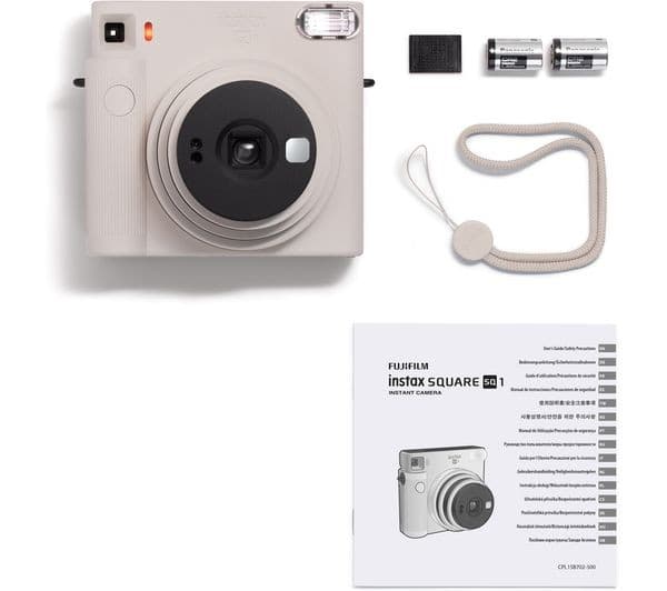 Instax SQUARE SQ1 Instant Camera - Chalk White - Image 3