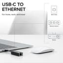 Plugable Technologies USB C to Ethernet Adapter, Driverless Fast and Reliable Gigabit Speed, Thunderbolt 3 to Ethernet Adapter Compatible with Macbook Pro, Windows, macOS, iPhone 15, and ChromeOS thumbnail 2
