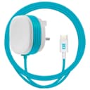 Juice 25W Type C Mains Wall Charger And Cable - Blue & White thumbnail 1