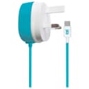 Juice 25W Type C Mains Wall Charger And Cable - Blue & White thumbnail 2