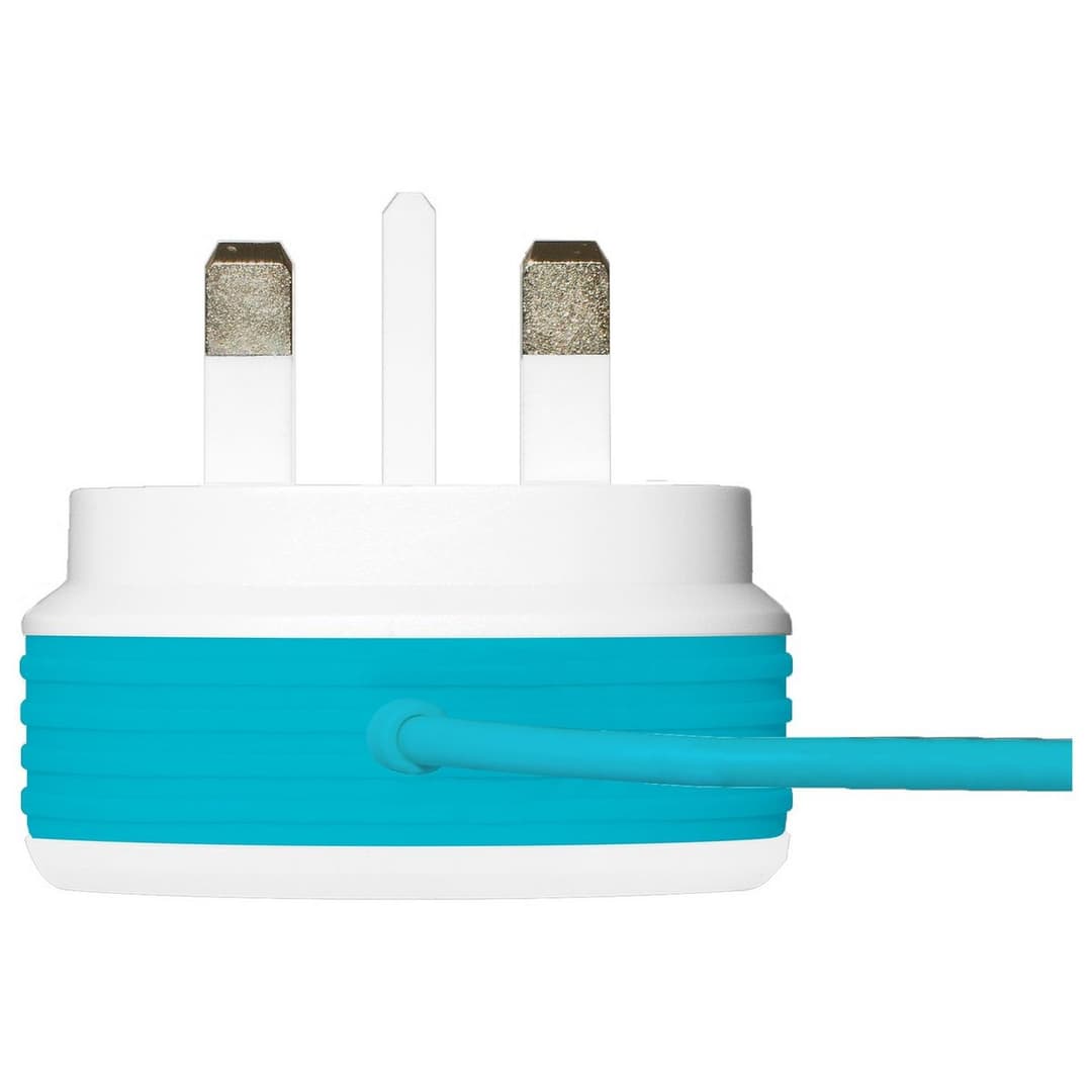 Juice 25W Type C Mains Wall Charger And Cable - Blue & White - Image 3