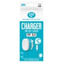Juice 25W Type C Mains Wall Charger And Cable - Blue & White thumbnail 5