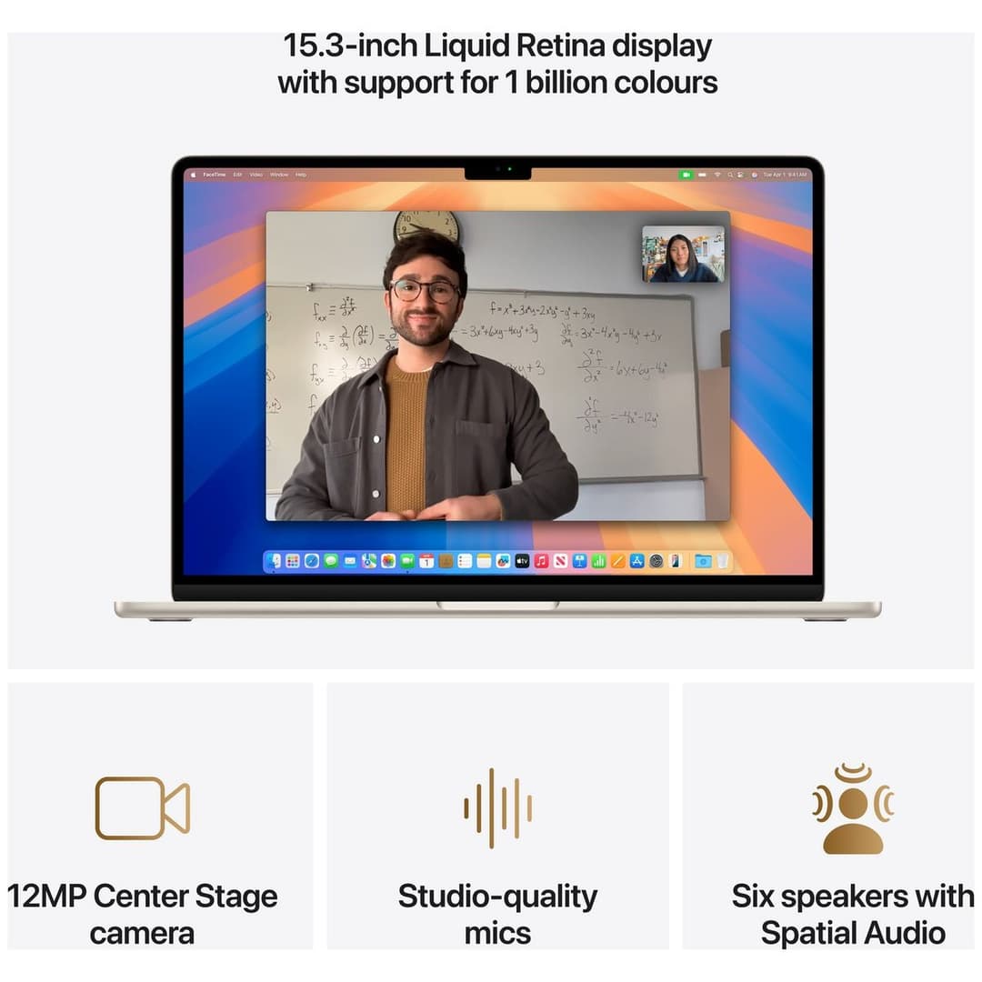 Apple MacBook Air 2025 15.3in M4 16GB 512GB - Starlight - Image 5